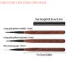 DIY Nail Art Liner Brush Set French Plaid Grid Pattern Drawing Pen for UV Gel Extension Painting - Nail Art Brushes Supplies