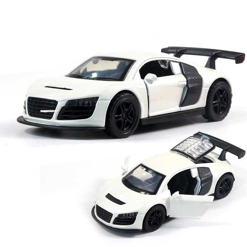 "Children's Off-Road Alloy Car Models with Open Doors - Sports Car Cake Decorations and Gifts for Boys"