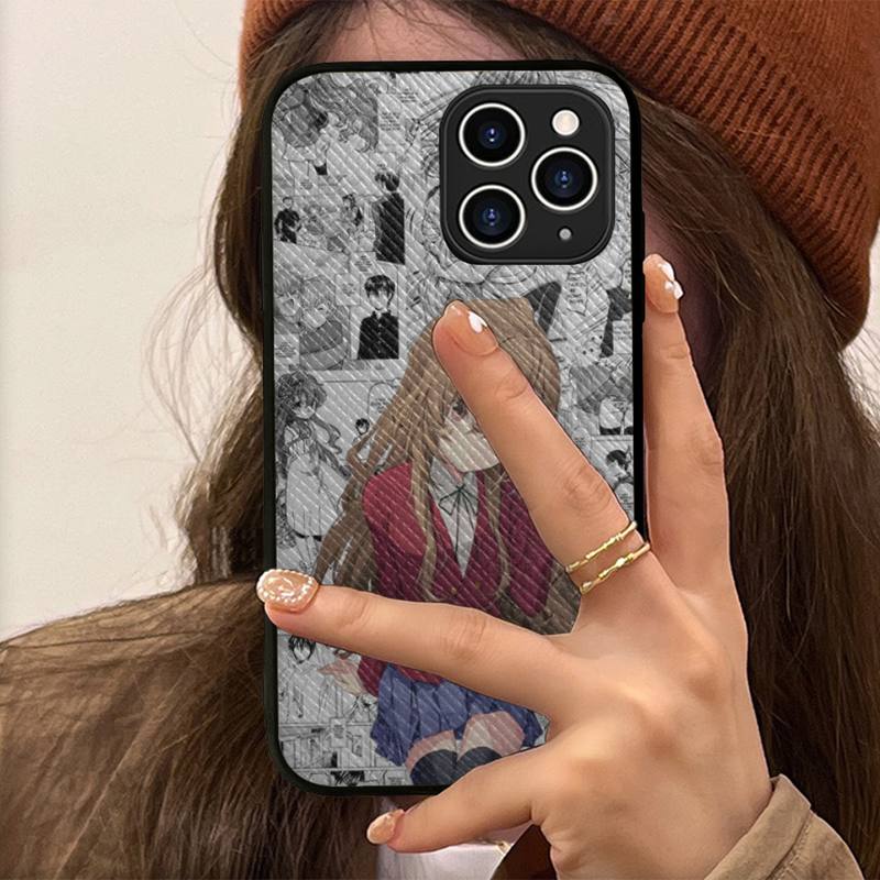 Toradora Taiga aisaka Phone Case Hard Leather Case for iPhone 11 12 13 Mini Pro Max 8 7 Plus SE 2020 X XR XS Coque