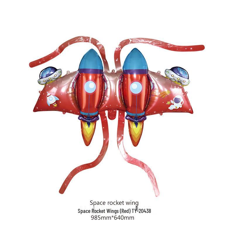 Colorful Children's Angel Wings Inflatable Butterfly Balloons for Night Market and Street Stall Decoration