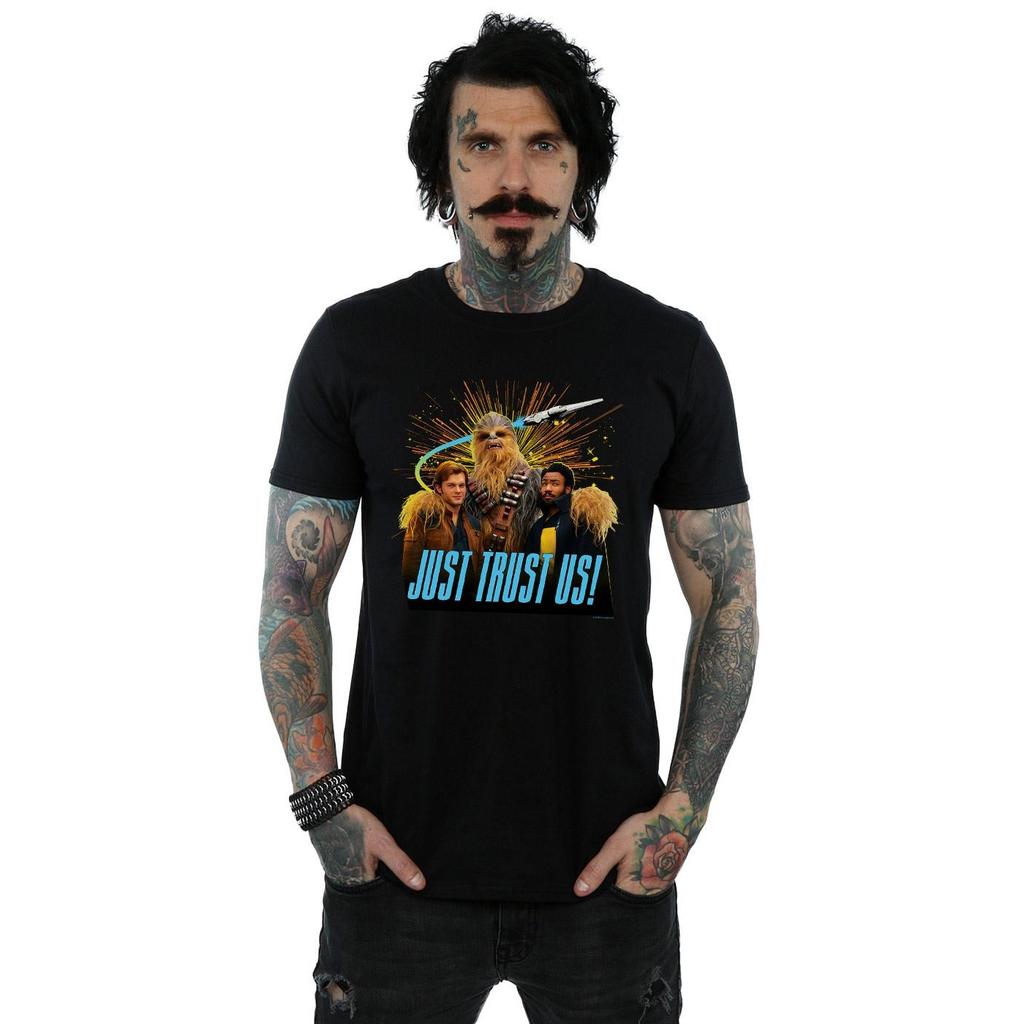 Star Wars Mens Solo Just Trust Us T-Shirt