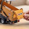1/24 City Heavy Electric Tipper Dump Truck Model Metal Slag Coal Mine Transport Vehicles Car Model Sound and Light Kids Toy Gift