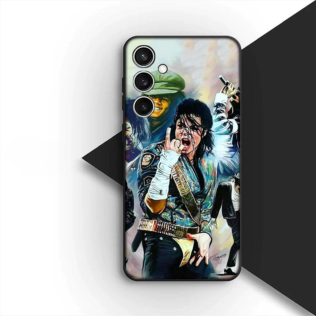 Handyhülle für Samsung Galaxy S22 S21 S20 FE Ultra Plus A07 A17 A15 A16 A25 A57 A37 Weiche Hülle M-Michaels Heißes J-Jacksons Poster