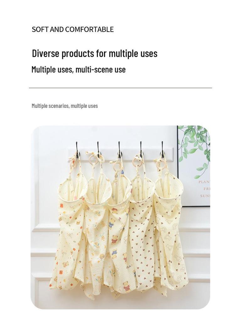 Breathable Cotton Nursing Cover - Anti-Exposure Modesty Cloth Set for Breastfeeding Moms