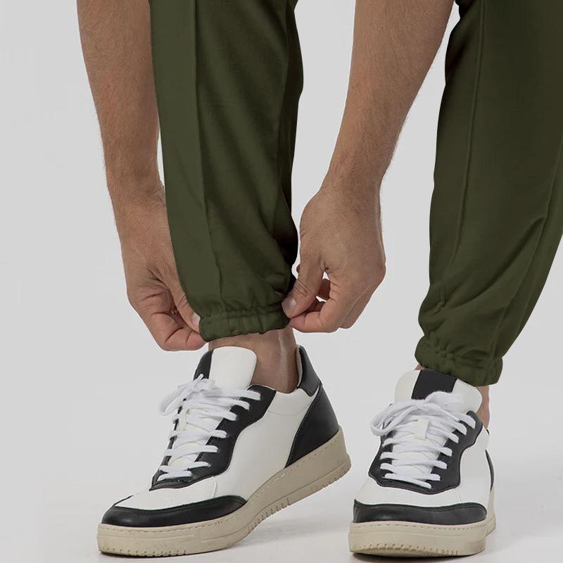 Neuer Stil Sporthose Herren Frühling und Herbst Einfarbig Freizeithose Jogginghose
