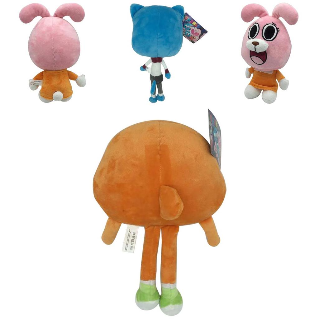 Premium Quality 9.84" Darwin Stuffed Doll From The Amazing World Of Gumball Collection