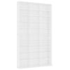 CD Cabinet White 102 X 23 X 177.5 Cm Engineered Wood