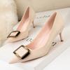 Fashion Autumn Women Classic Shoes High Heel Pumps Fashion 2025 Ladies Pointed Toe Wedding Dress Shoes Female Thin Heels Zapatos Mujer