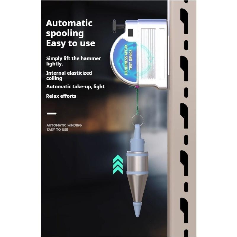 Magnetic Wire Pendant 6m Automatic Take-up Lifting Hammer Construction Tools Pendant Measuring Tools