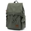 [SKYBOW] Canvas Backpack Large Capacity Retro Water-Repellent Unisex (Green)