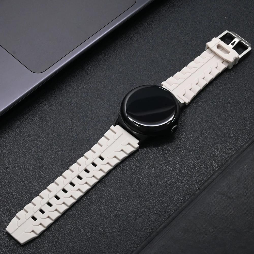 

Soft Silicone Loop Strap for Google Pixel Watch 3 45mm Men Sports Band for Pixel 3 45mm Wristband Replaced Bracelet Accessories Pixel Watch 3 45mm