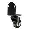 L Shaped Bracket Casters Wheel Quiet Rolling Replacement Furniture Caster Universals Right Angles Fixed Casters