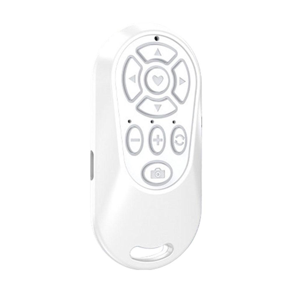 1Pcs Wireless Camera Remote Control Zoom & Focus Shutter Selfie Rechargeable Camera Video Recording Remote For Mobile Phone белый