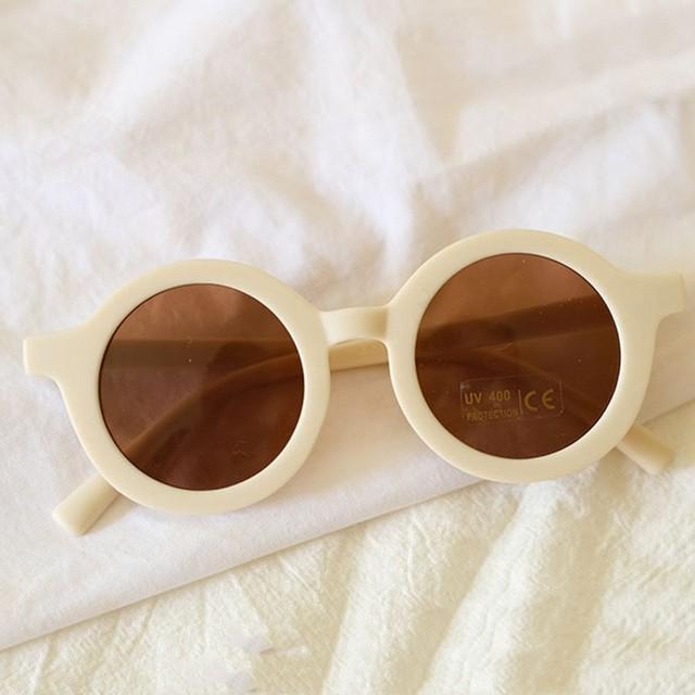 

Модные детские солнцезащитные очки в круглой оправе для младенцев в стиле ретро UV400, сверхлегкие солнцезащитные очки, винтажные модные детские летние очки
