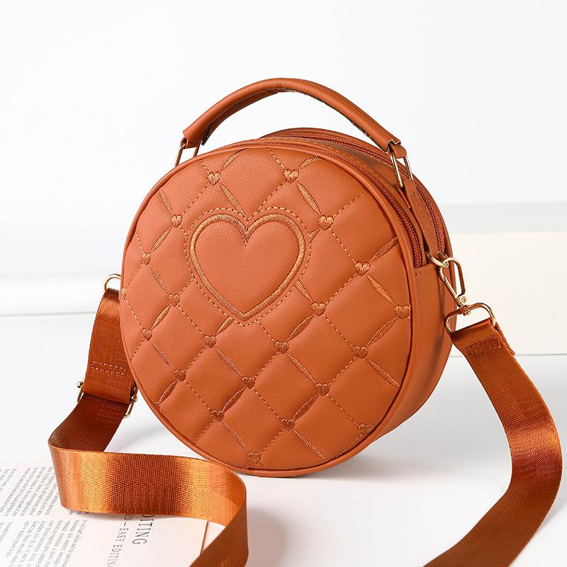 Love Embroidered Bag Exquisite High-end Cute Mobile Phone Messenger Bag Mini Small Bag Girls Shopping Shoulder Bag