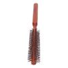 Round Styling Hair Brush Curling Roller Hairbrush Small Wood Brush Unisex for Blow Drying Home Use