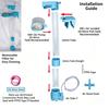 Airlifts Fish Waste Collector for Aquarium Maintenance, Clip On Fishtank Cleaner with Mesh Debris Cup Design for Tanks Cleaning