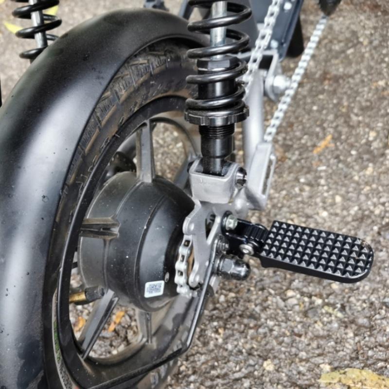 Für Nationalstandard Elektrofahrrad Rücksitz Modifikation Klappfußpedal Set Pedal Fußstütze Pedal Zubehör
