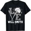 Distressed Baseball Love Will Smith Kansas City Baseball T-Shirt