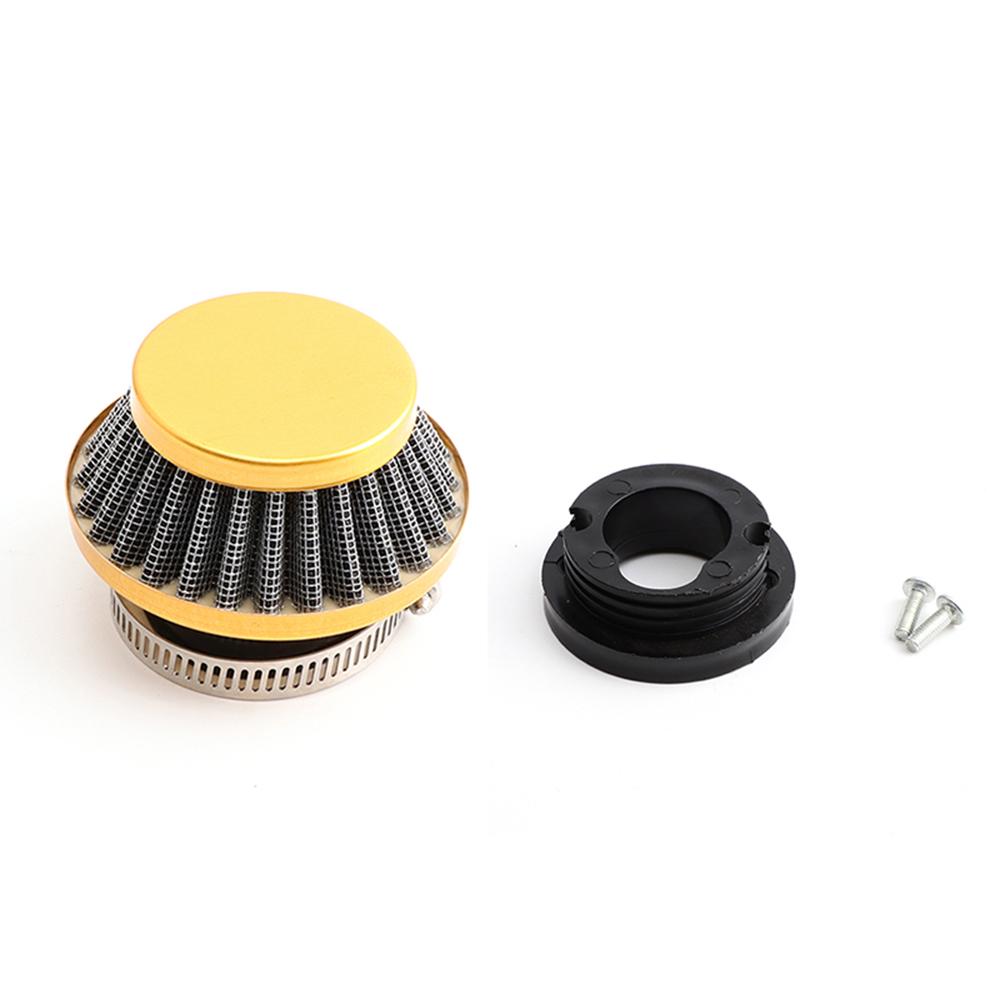 2-Stroke Pocket Bike Air Filter With Connector For 47cc 49cc Carburetor Mini Quad ATV Dirt Bike Go Kart Air Filters 7