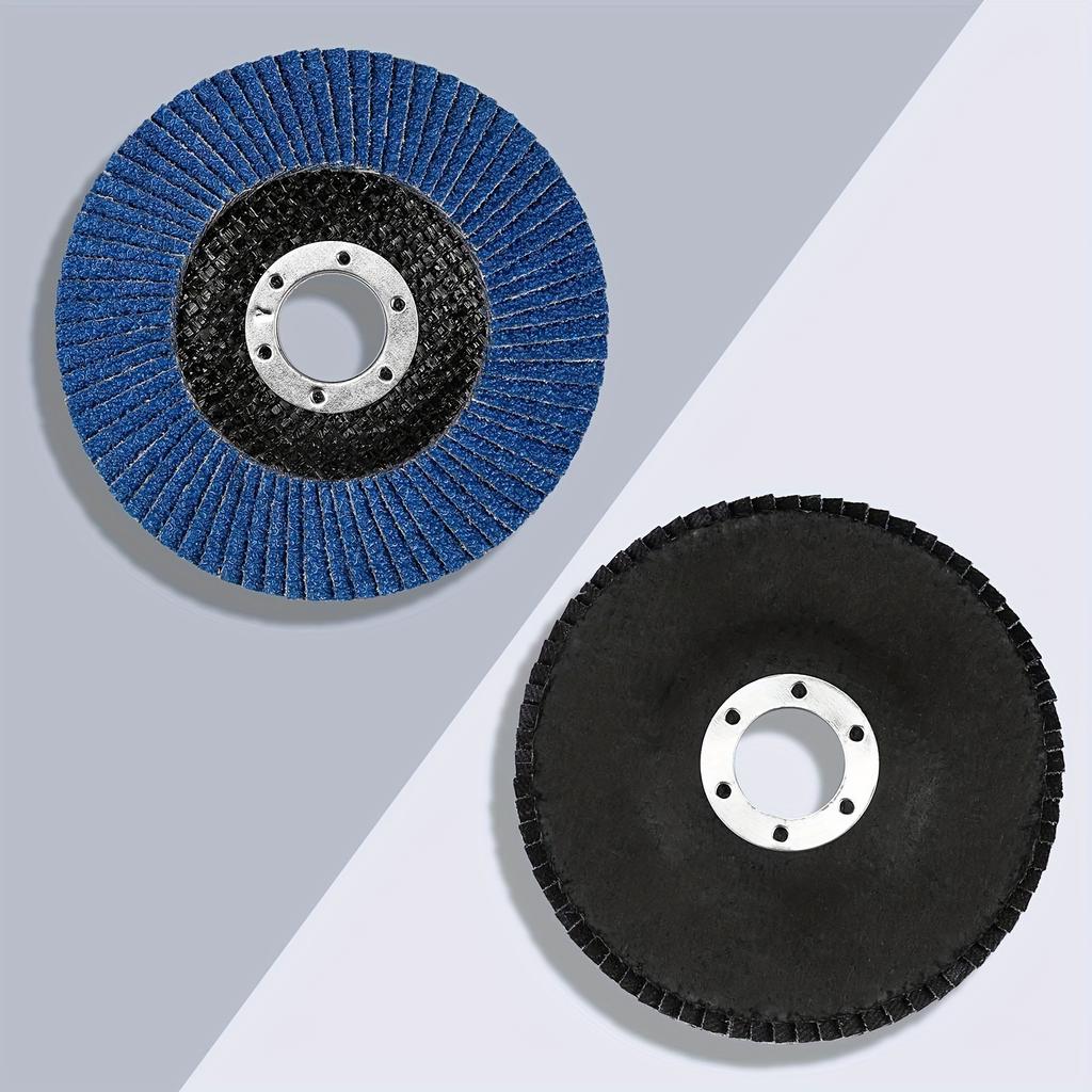 20Pcs 115mm/4.5'' 60 Grit Zirconia Alumina Flap Sanding Discs Grinding Wheels