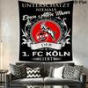 1. FC Köln Wall Hanging Printed Fabric Blanket Decorative Tapestries for Bedroom Living Room Home Decor