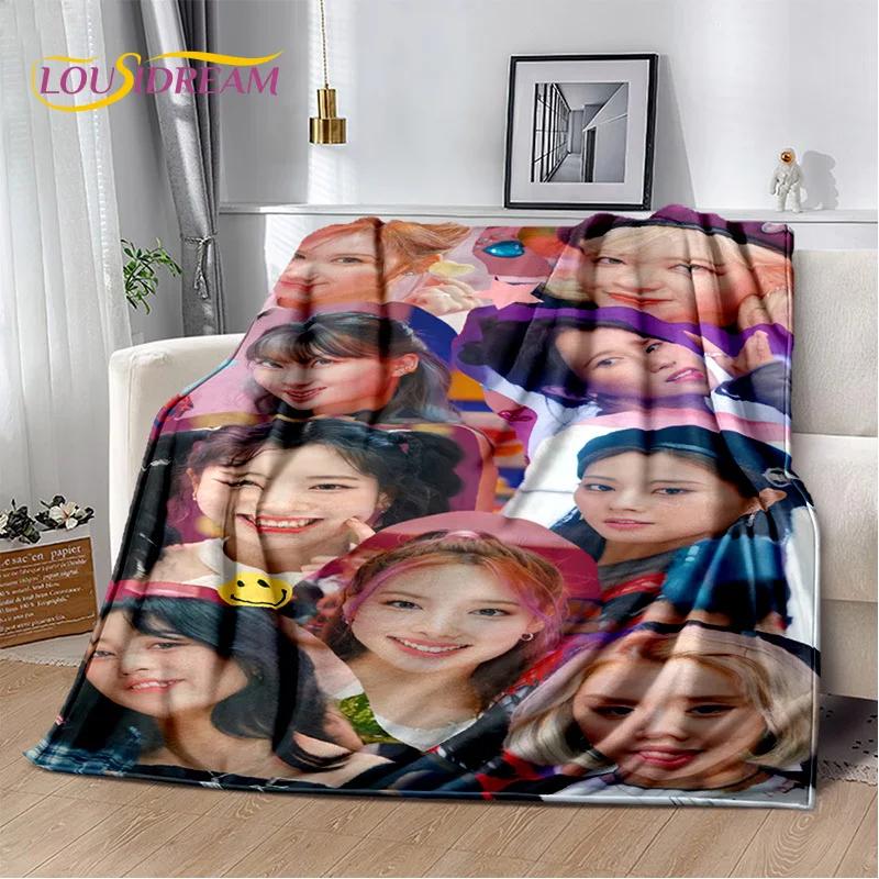 3D TWICE KPOP Korean Girl Group Momo Sana Soft Blanket,Flannel Blanket Throw Blanket for Living Room Bedroom Bed Sofa Picnic Kid