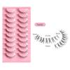Natürliche, schlanke, falsche Wimpern, dicke, kleine Teufelswimpern, Cos Big Eye Barbie-Wimpern