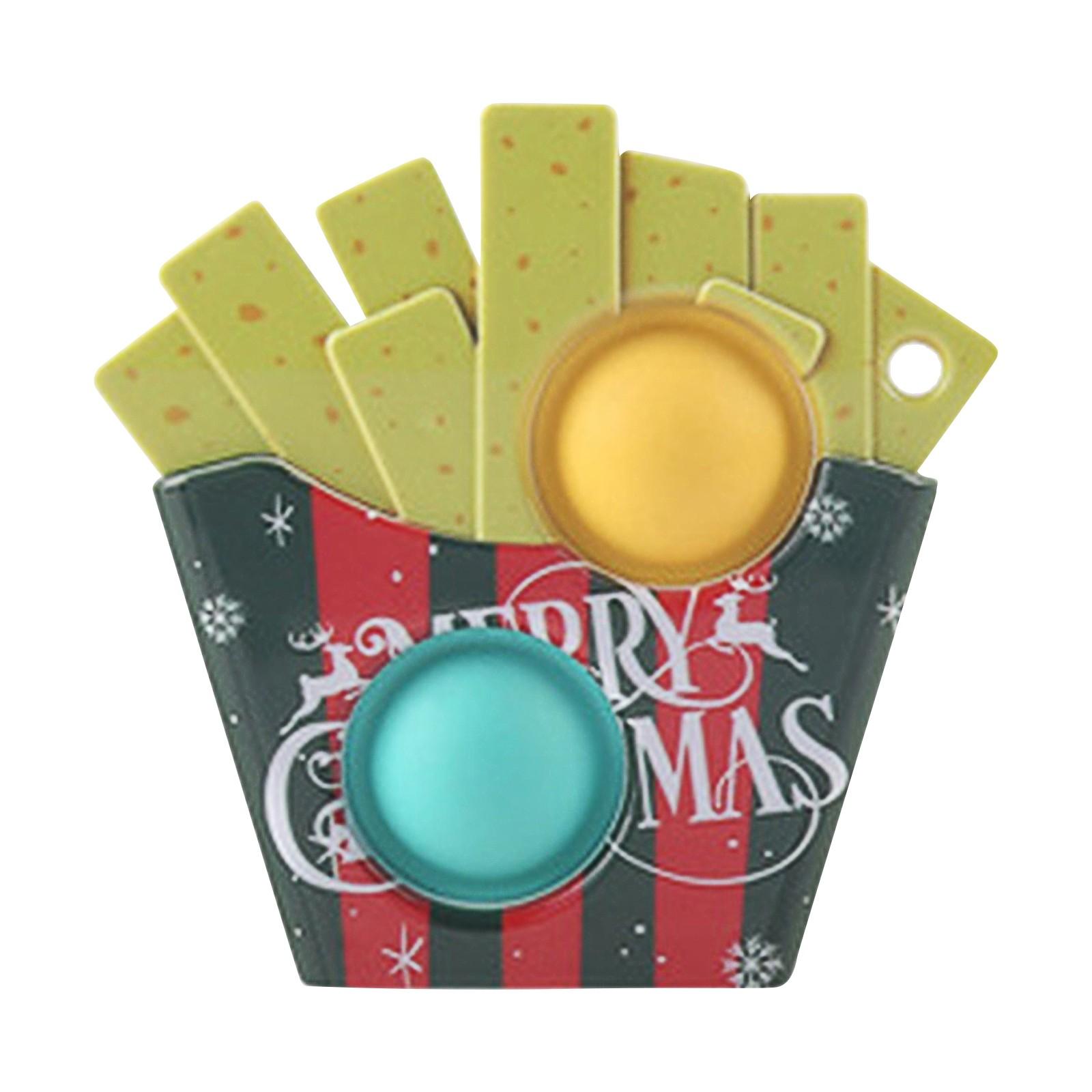 

Рождественская силиконовая сенсорная декомпрессия, настольная головоломка, декомпрессионная игрушка