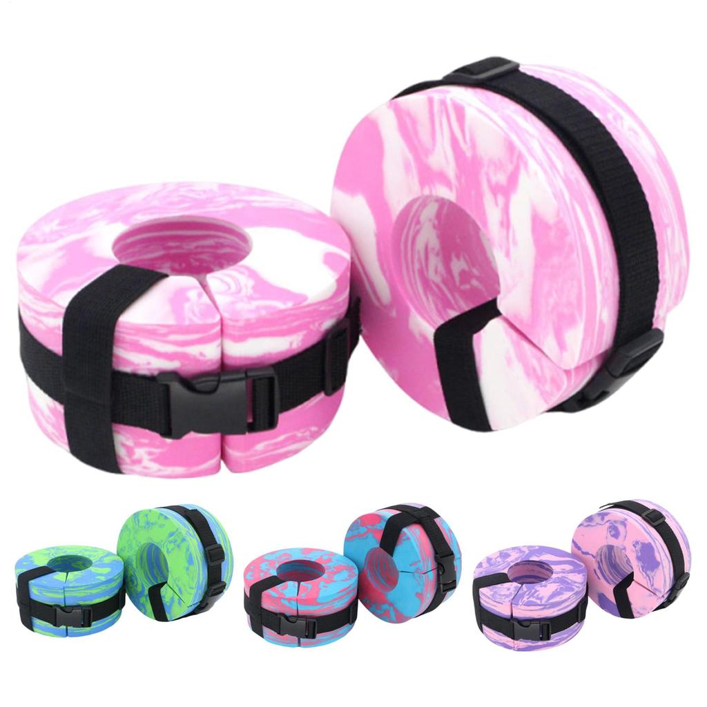 2 Stück Aquatische Manschetten Schwimmleggings Arm Schwimmring Schwere Gewichte Wasserübung Aerobic Ringe Schwimmzubehör