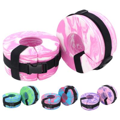 2pcs Aquatic Cuffs Swimming Leggings Arm Floating Ring Heavy Weights Water Exercise Aerobics Rings Swim Accessories