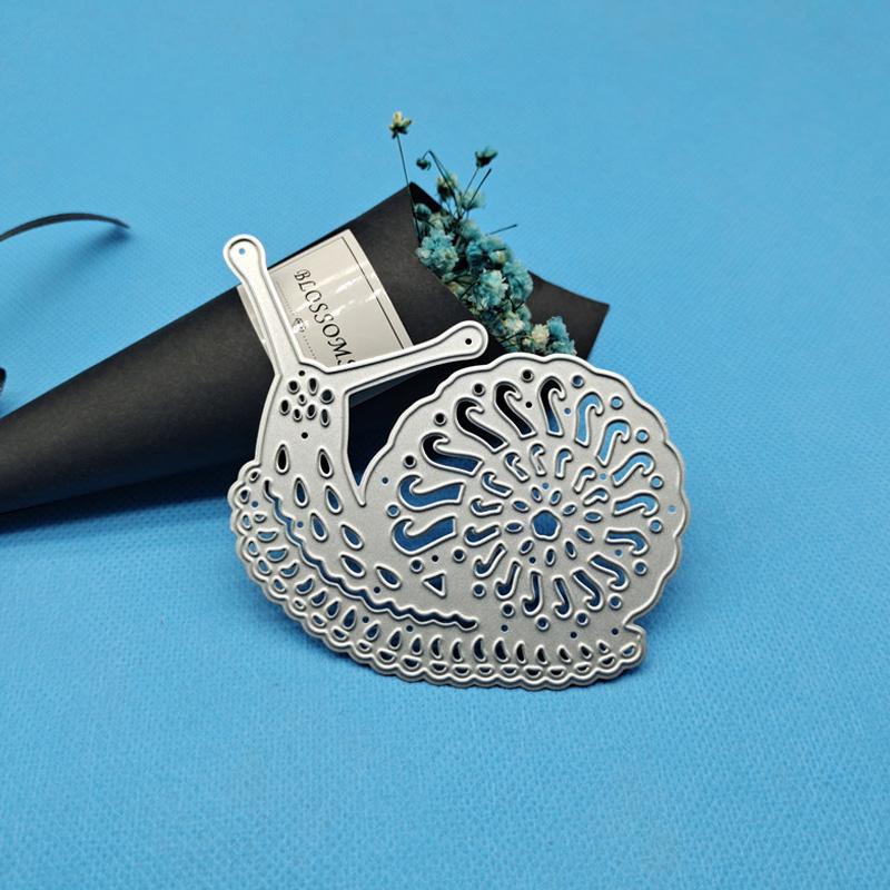 Metallschablone mit Schneckenmotiv, Stanzformen zum Prägen, Prägen, Stanzen, Stanzen, Prägen ...