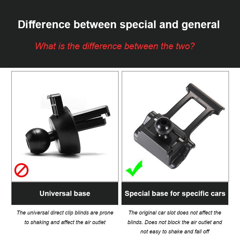 Car Dedicated Phone Holder Bracket Car Air Vent Stand Special Base For MG ZS HS MG5 MG6 MG3 2023 2022 2021 2019 2018 Accessories fxl1