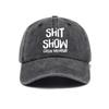 Trendy Versatile Hip Hop Letter Printing Washed Old Soft Top Sunshade Baseball Cap Unisex Baseball Cap