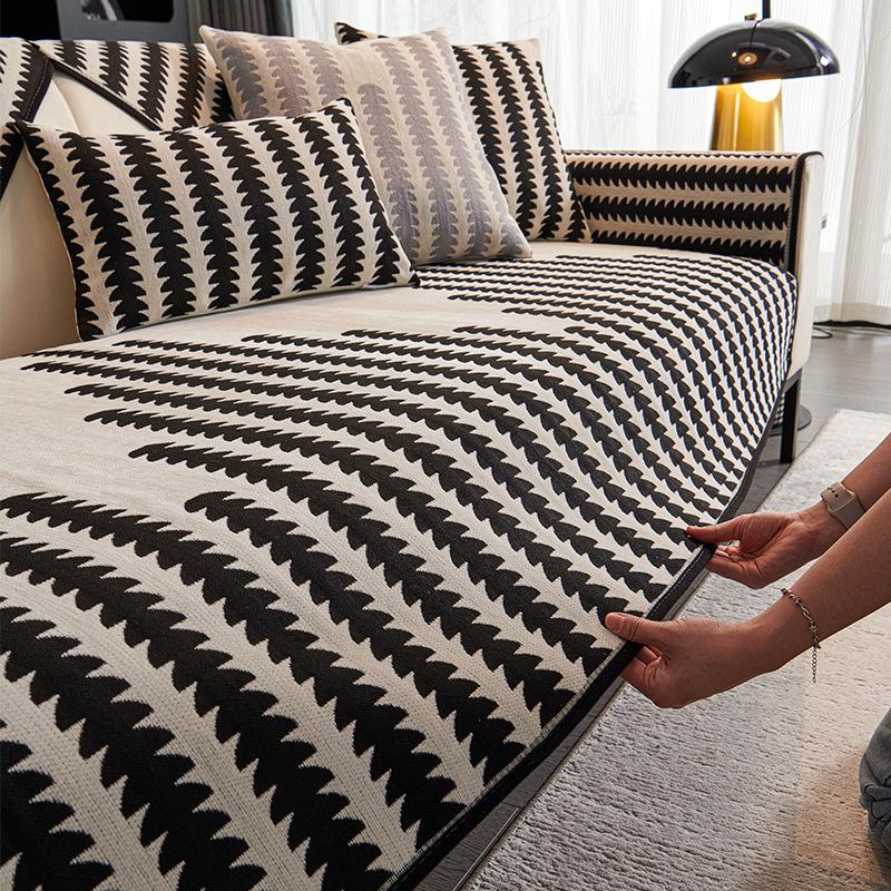 New Chenille Sofa Cushion Universal In All Seasons, High-End Seat Cushion Cover, Non-Slip Sofa Cover Cross-Border