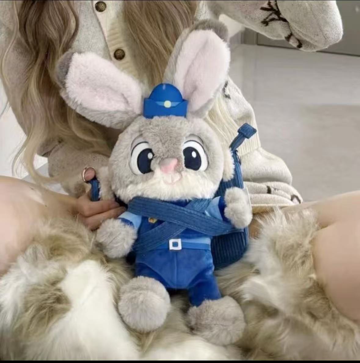 

Zootopia Judy Nick Plush Toy Shoulder Bag, Detachable Plush Toy Crossbody Bag 0165 KTB синій