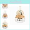 Adorable Cartoon Plush Otter Head Keychain Cute Soft Accessory For Girls Bags
