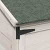 Garden Shed White 106.5 x 56 x 113.5 cm Solid Spruce Wood