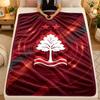 Flannel BlanketNottingham Forest Warm Soft Throw Blanket for Indoor Sofa Bed Living Room Use