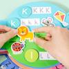 Montessori Quiet Book for Kids Puzzle Word Recognition Early Education Enlightenment Stickers Toy Book Children's Learning Fun