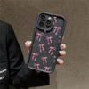 Rosa Schleife Silikonhülle Für iPhone 13 11 15 17 12 14 16 Pro Max 17 Air Plus SE Stoßfeste Weiche Schutzhülle