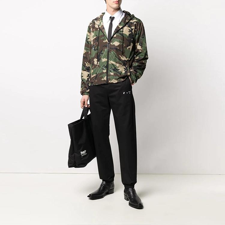 Off-White Hands Off Classic Shirt White/Black Men Tops OMGA152S21FAB0010110