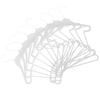10 Pcs Toddler Hangers Plastic Infant Hangers Baby Hangers Kids Clothes Plastic Hangers