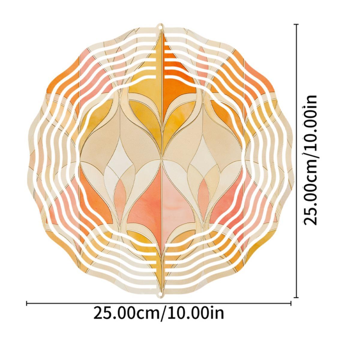 

Colorful Autumn Leaf Metal Wind Spinner for Outdoor Garden Patio Porch Durable Rotating Wind Chime Battery Free Decor 01A