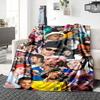 Love Music Collage Blanket Soft Throw Blanket For Home Bedroom Bed Sofa Travel Office Solid Christmas Blanket