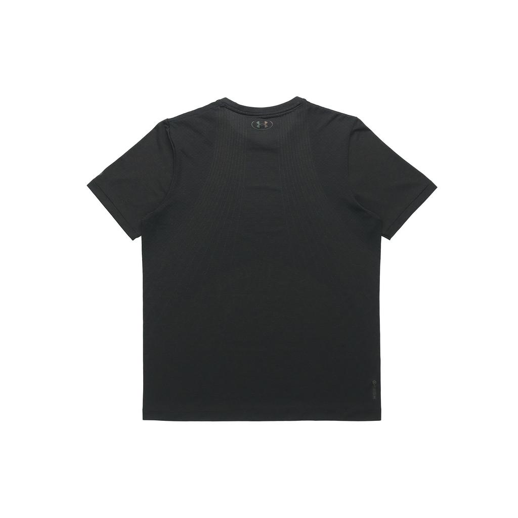 Under Armour Rush Series Casual Sports Breathable T-Shirt Men Tops Black 1361130-001