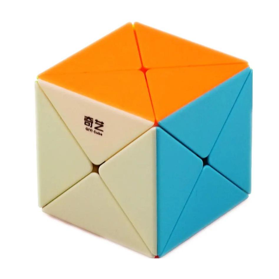 

Qiyi X Cube 2x2x2 X-образный магический куб Qiyi X Speed ​​Cube 2x2 странной формы головоломка-куб игрушки