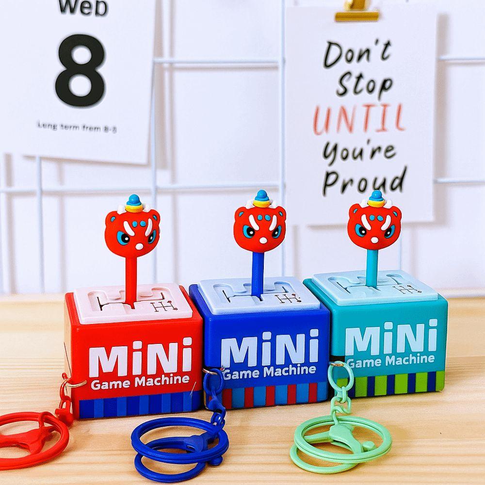 Game Keychain Shift Gears Voice Keychain Electronic Fingertip Button Key Ring Fun Gifts