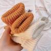 Pineapple Style Imitation Cashmere Plush Touchscreen Gloves