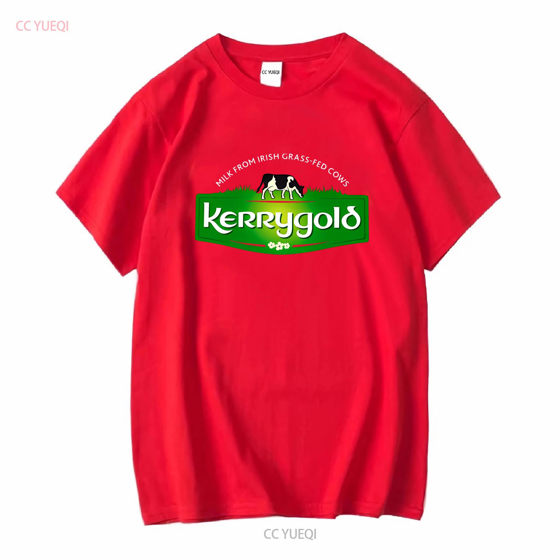 

New Item KERRYGOLD Irish Butter American Funny Logo Mens T shirt Size S 5XL vintage Washed homme Comfortable S